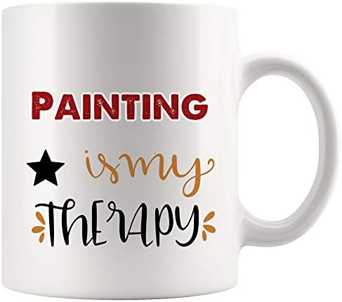 הטיפול שלי הוא ציור ספל קפה קפה ספלי תה מתנה | תעשה לי ילדים מאושרים ילדים מציירים צייר אמן אמן אמן משרטט